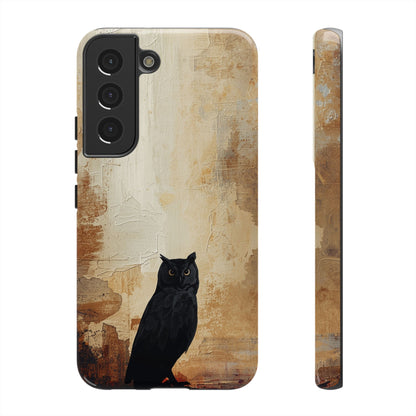 Samsung Galaxy S22 / Glossy Phone Case - Beautiful Abstract Owl Design Phone Case