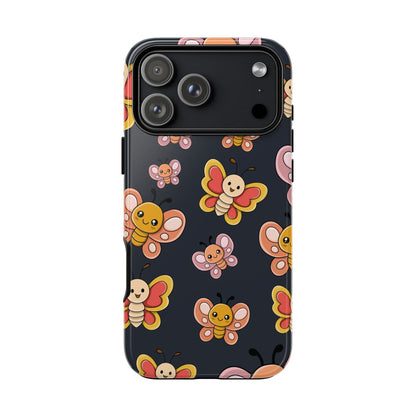 Grey Butterfly Sticker Design Phone Case - Grey Phone Case - iPhone 17 Pro Max / Glossy
