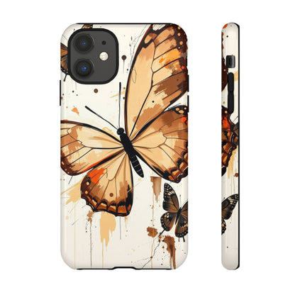 Acrylic Style Butterflies Design Phone Case - Multicolor Phone Case - iPhone 11 / Glossy