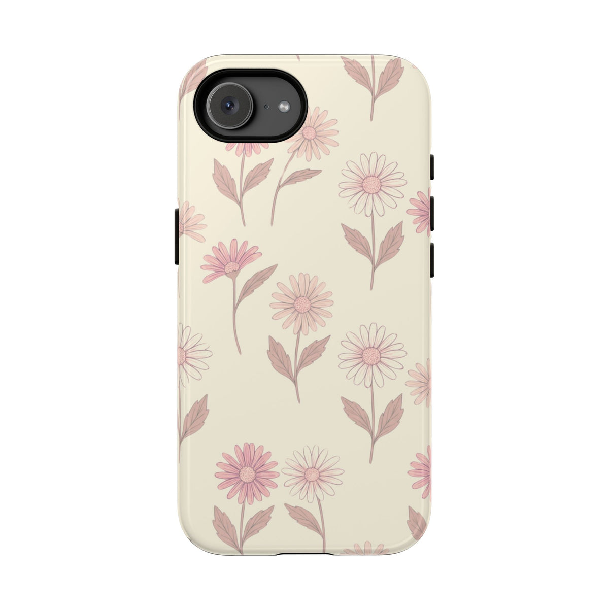 Pretty Blush Daisy Pattern Phone Case - Pink Phone Case - iPhone 17e / Glossy