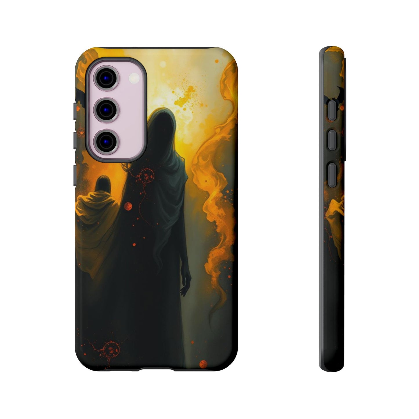 Samsung Galaxy S23 Plus / Glossy Phone Case - Acrylic Gothic Myterious Figures Phone Case