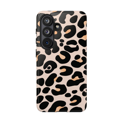 Elegant Peach Leopard Print Phone Case