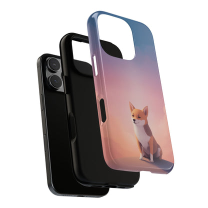Cute Dog & Cloud Design "Good Doggo" Phone Case