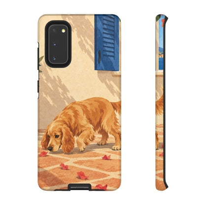 Cocker Spaniel Scent Trail Phone Case - Multicolor Phone Case - Samsung Galaxy S20 / Glossy