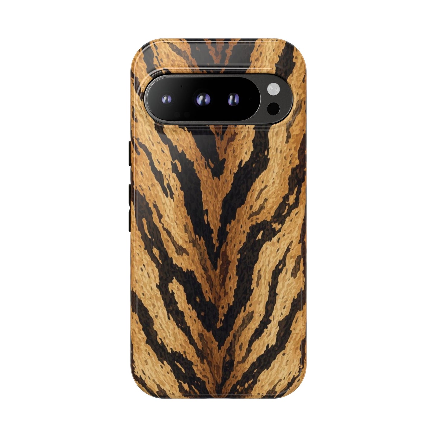 Amber Tiger Print Phone Case