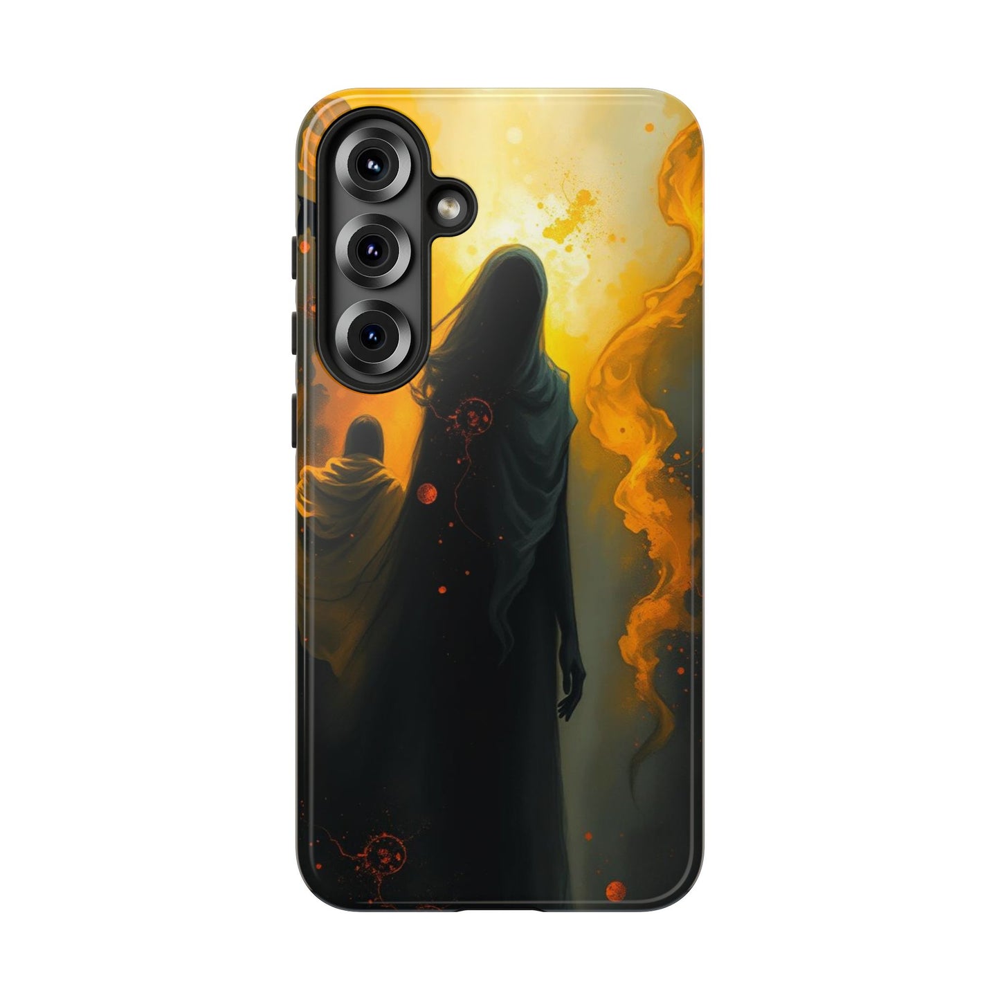 Samsung Galaxy S25 Plus / Glossy Phone Case - Acrylic Gothic Myterious Figures Phone Case