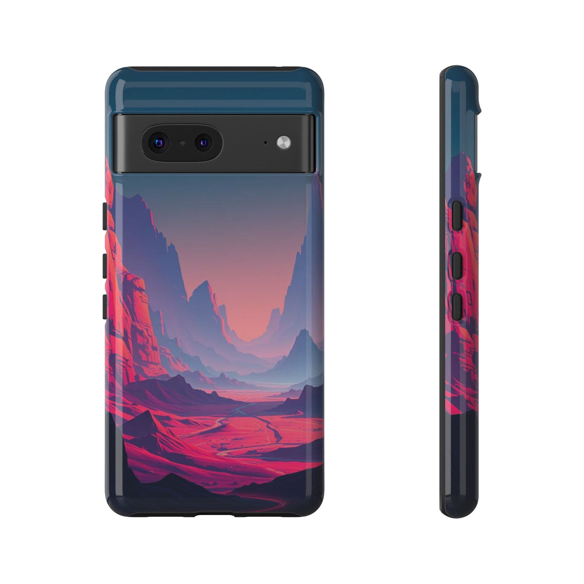 Alien Vista Design Phone Case - Multicolor Phone Case - Google Pixel 7 / Glossy