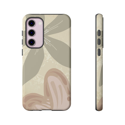 Samsung Galaxy S23 Plus / Glossy Phone Case - ’Hibiscus Heart Pattern’ Phone Case