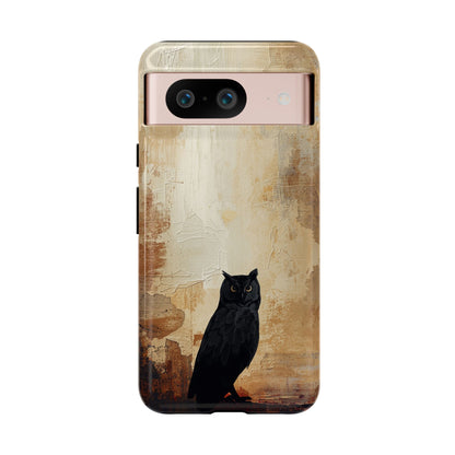 Google Pixel 8 / Glossy Phone Case - Beautiful Abstract Owl Design Phone Case