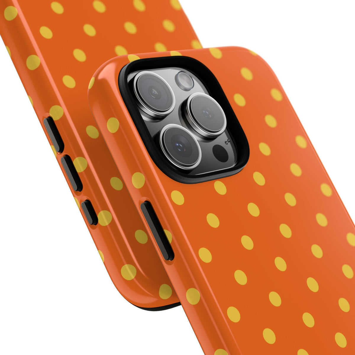 Trendy Orange & Yellow Dot Pattern Phone Case - Orange Phone Case
