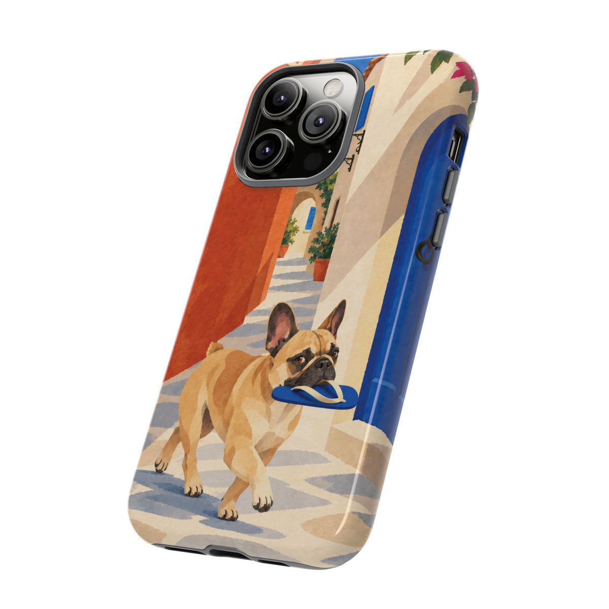 French Bulldog Quiet Lane Phone Case - Multicolor Phone Case