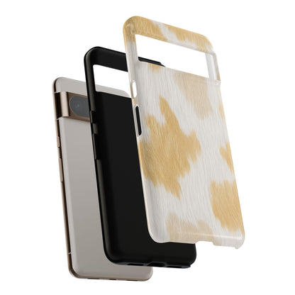 Golden Honey Cow Print Phone Case