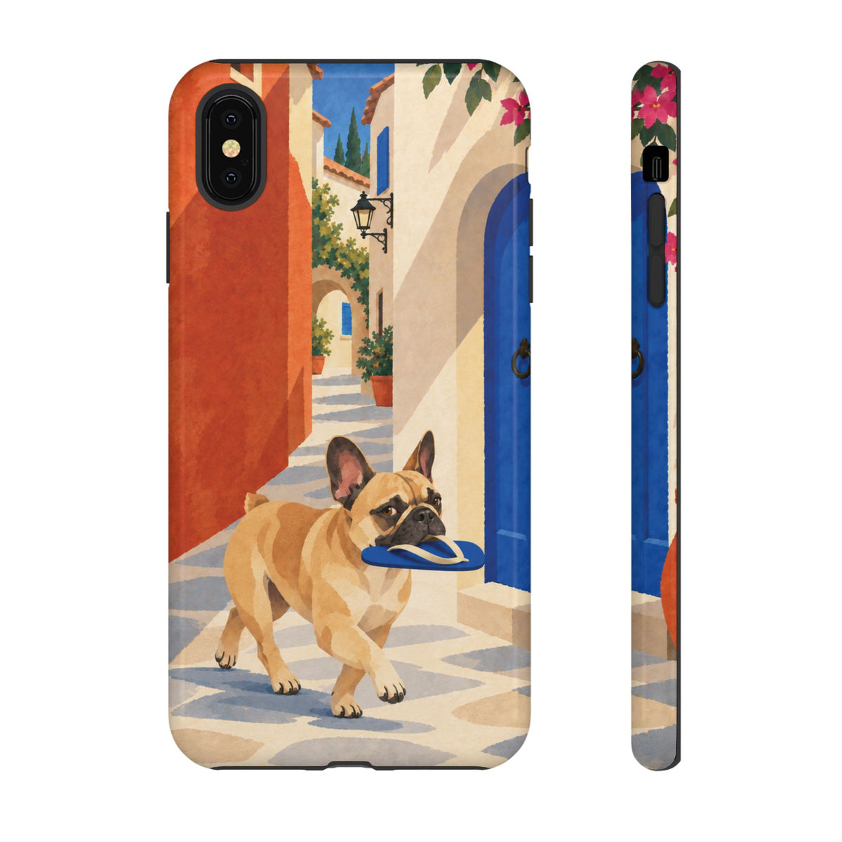 French Bulldog Quiet Lane Phone Case - Multicolor Phone Case - iPhone XS MAX / Glossy