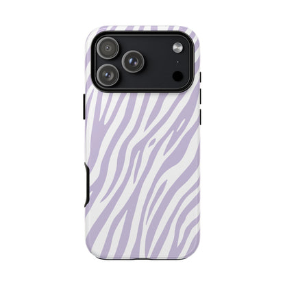 Lavender Tiger Print Phone Case