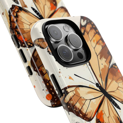 Acrylic Style Butterflies Design Phone Case