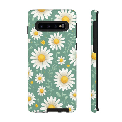 Samsung Galaxy S10 / Glossy Phone Case - Daisies Floral Pattern 1 Phone Case