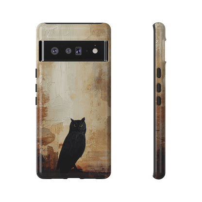 Google Pixel 6 Pro / Glossy Phone Case - Beautiful Abstract Owl Design Phone Case