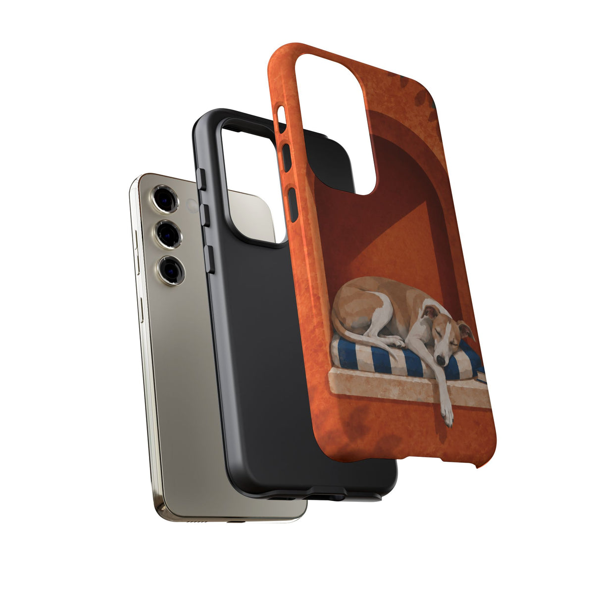 Whippet Siesta Nook Phone Case - Multicolor Phone Case