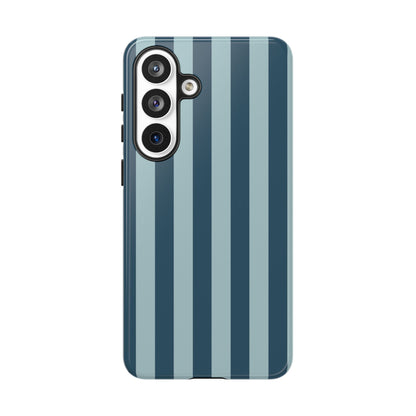 Blue Stripe Pattern Phone Case - Blue Phone Case - Samsung Galaxy S26 Plus / Glossy