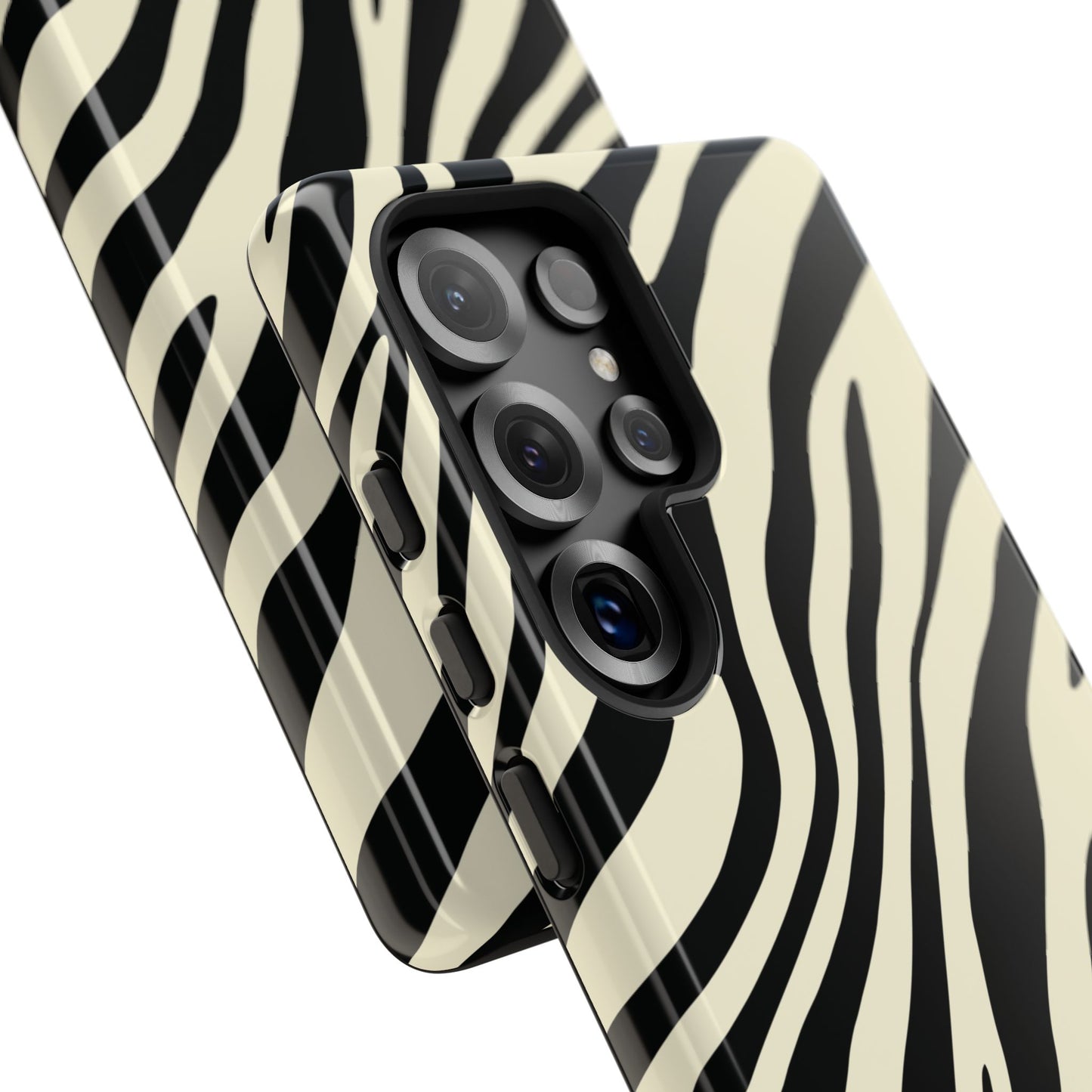 Modern Neutral Zebra Print Phone Case