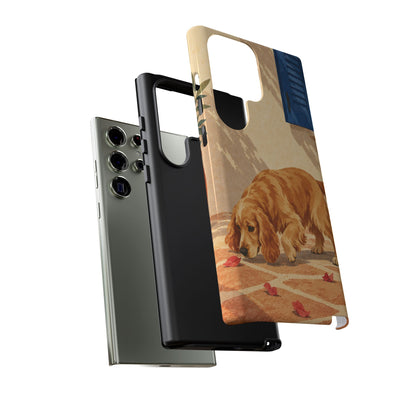 Cocker Spaniel Scent Trail Phone Case - Multicolor Phone Case