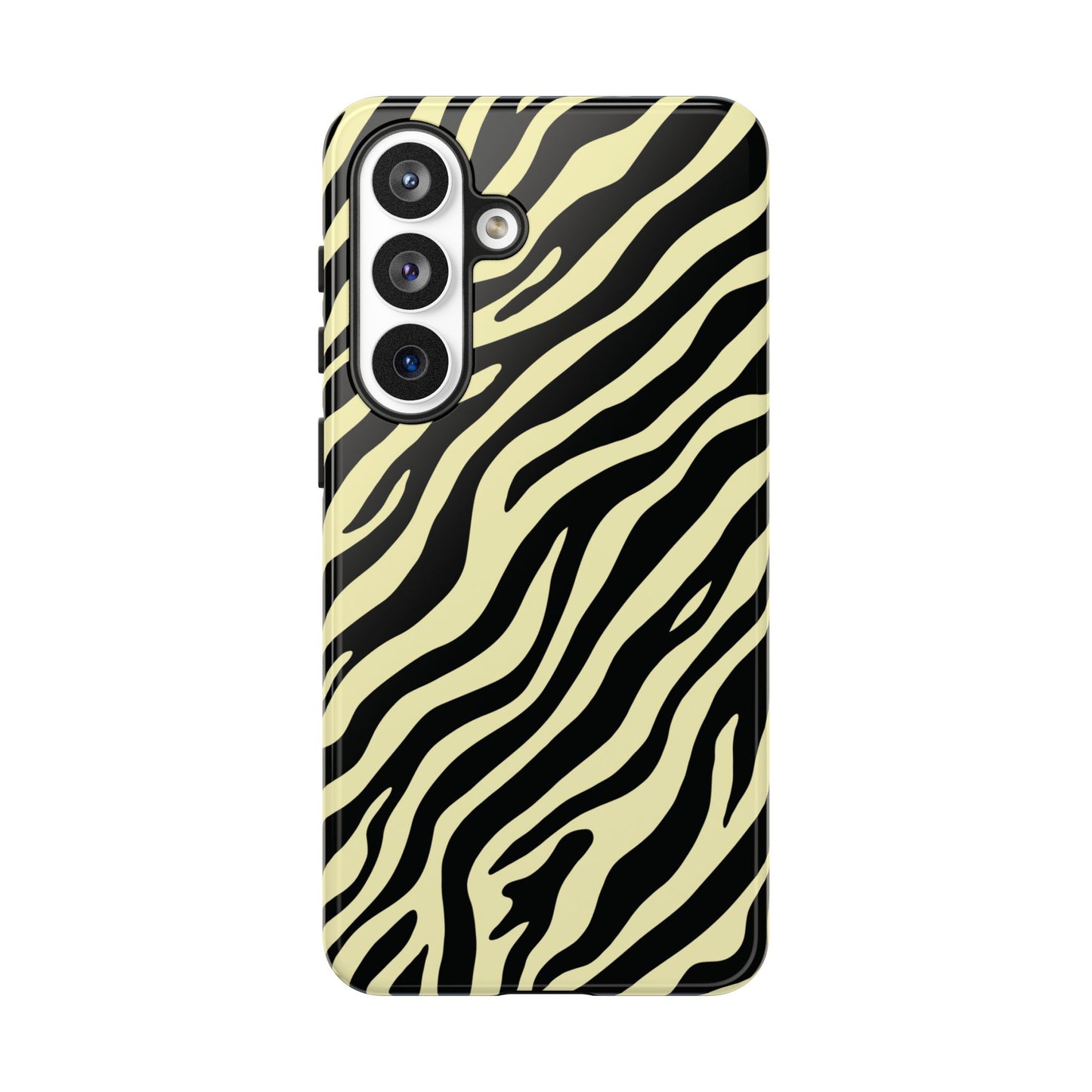 Stylish Neutral Zebra Print Phone Case