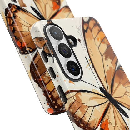 Acrylic Style Butterflies Design Phone Case - Multicolor Phone Case