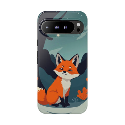 Google Pixel 9 Pro XL / Glossy Phone Case - Cute Fox Design Phone Case