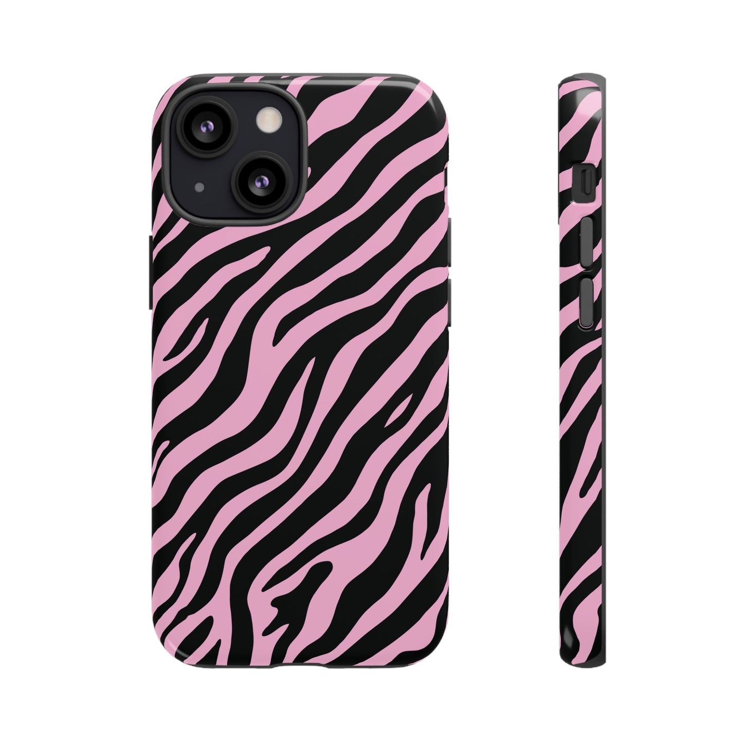 Stylish Blush Zebra Print Phone Case