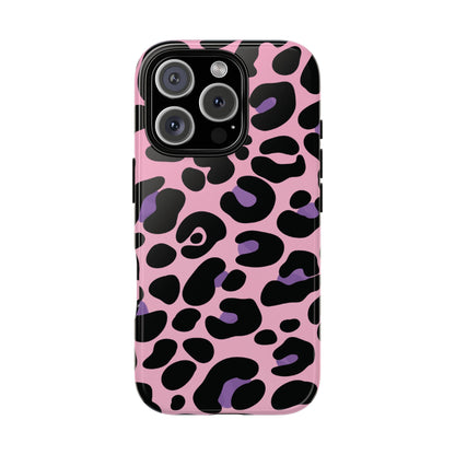 Pretty Pink & Lavender Leopard Print