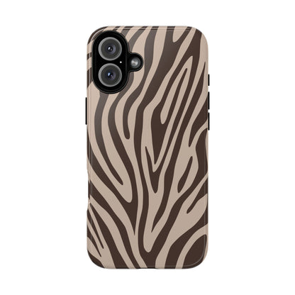 Boutique Mocha Tiger Print Phone Case