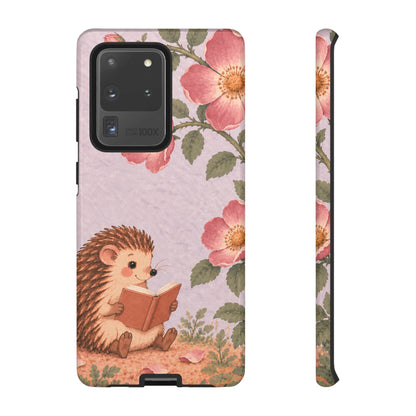 Whimsical Lilac Hedgehog and Wild Rose Phone Case - Purple Phone Case - Samsung Galaxy S20 Ultra / Glossy