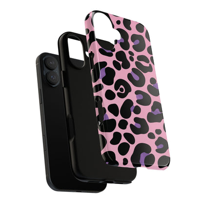 Pretty Pink & Lavender Leopard Print