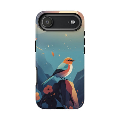 Stylised Bird Design Phone Case - Multicolor Phone Case - iPhone 17 Air / Glossy