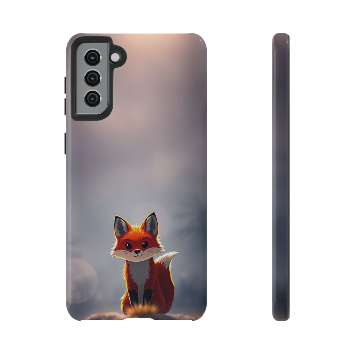 Cute Gothic Fox Design Phone Case - Multicolor Phone Case - Samsung Galaxy S21 Plus / Glossy