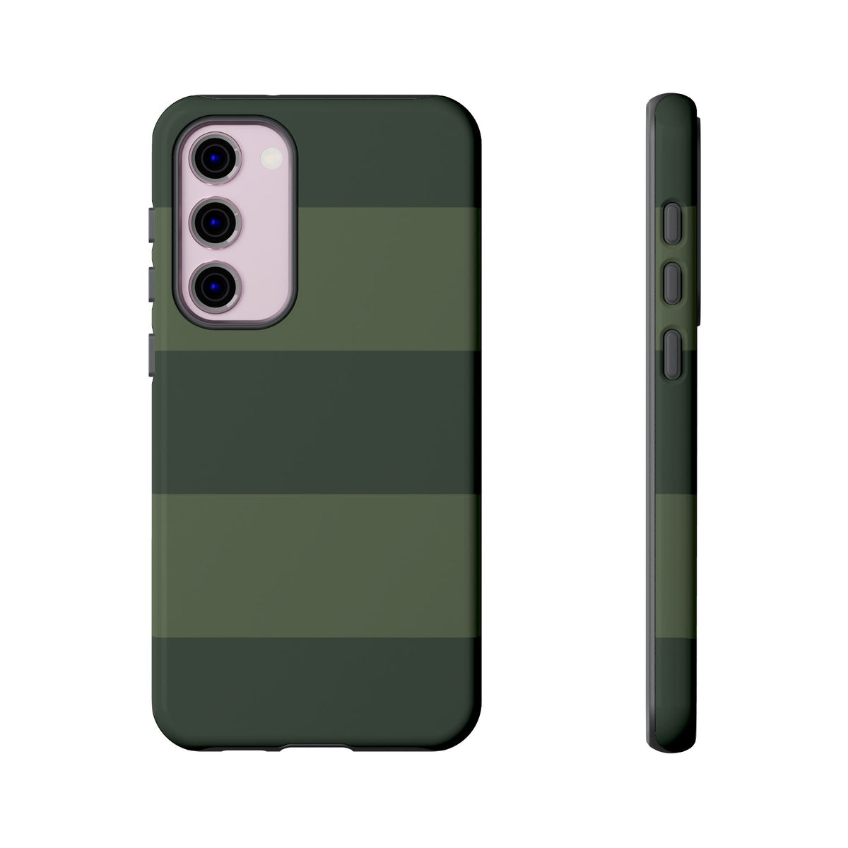 Green Horizontal Stripe Pattern Phone Case - Green Phone Case - Samsung Galaxy S23 Plus / Glossy