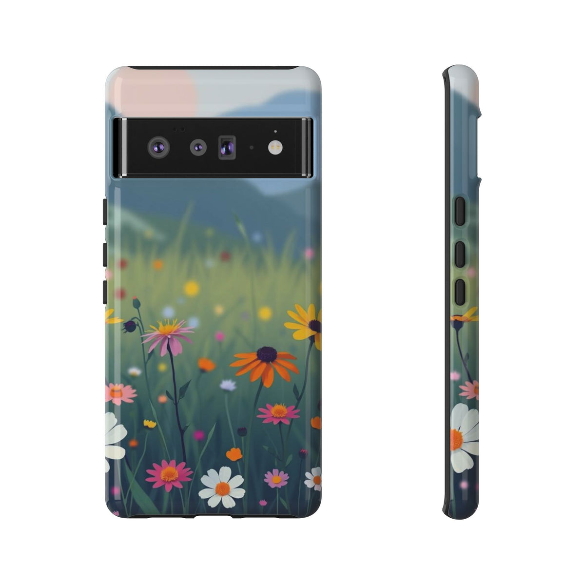 Vibrant Meadow Design Phone Case - Multicolor Phone Case - Google Pixel 6 Pro / Glossy