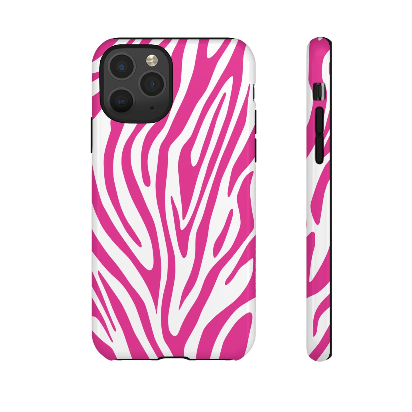 Graphic Hot Pink Tiger Print Phone Case
