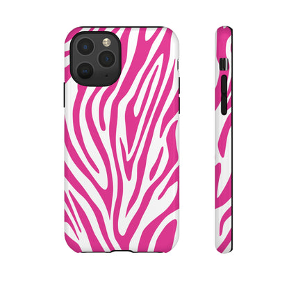 Graphic Hot Pink Tiger Print Phone Case