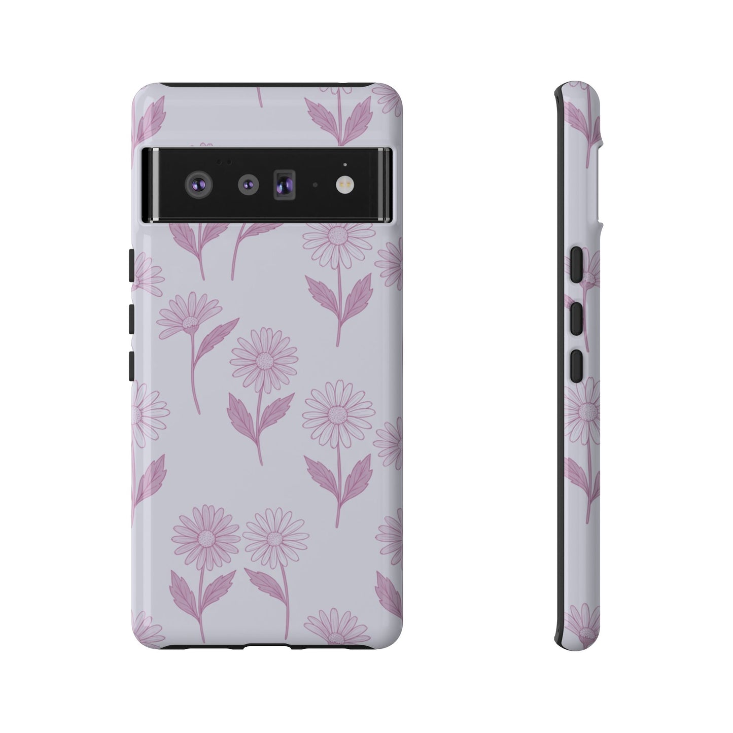 Pretty Lilac Daisy Pattern Phone Case