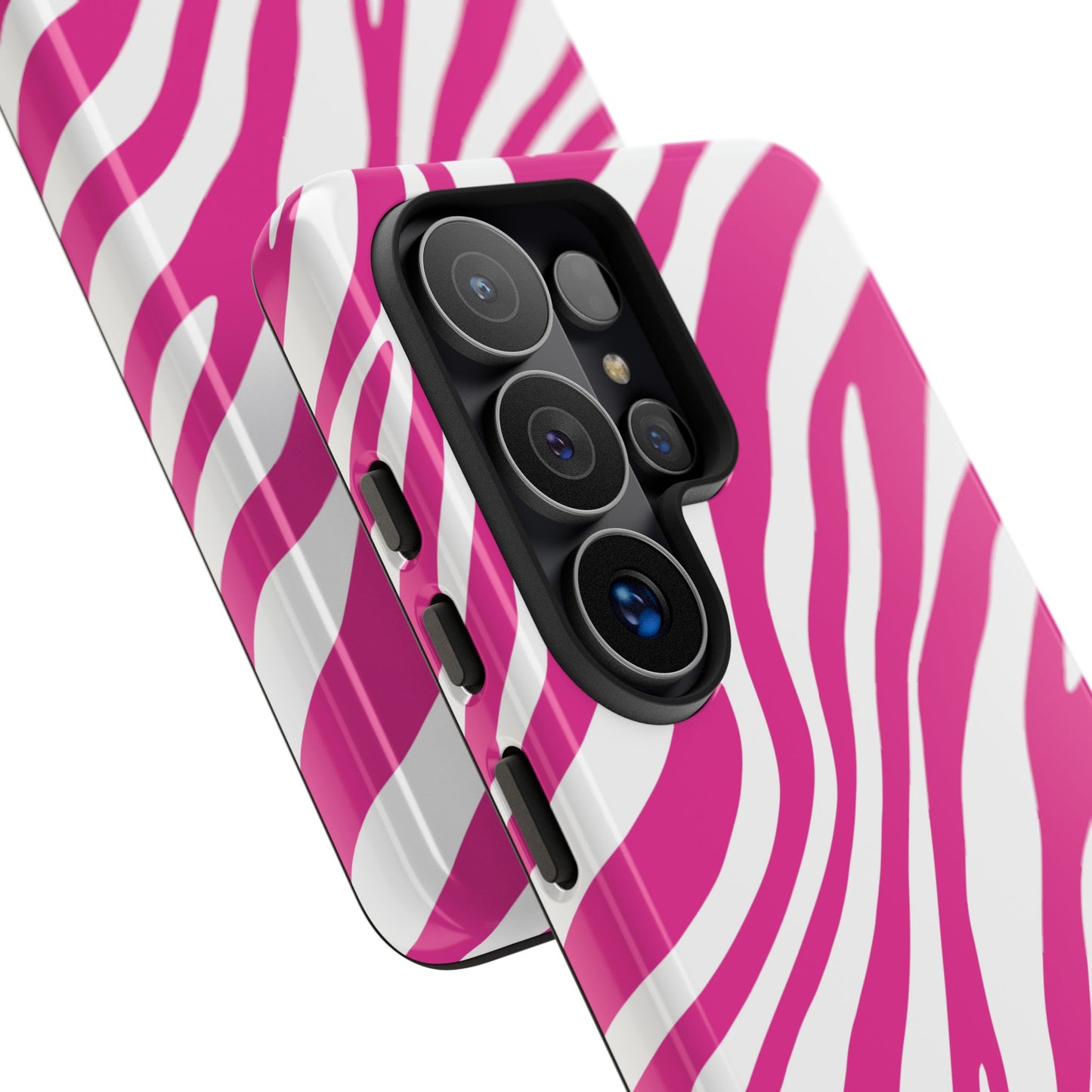 Modern Hot Pink Zebra Print Phone Case