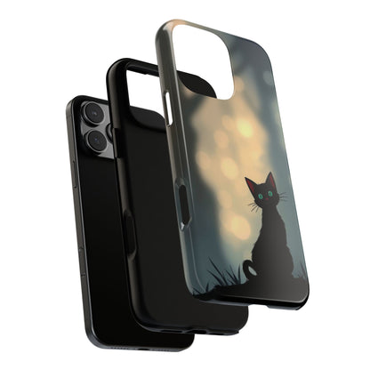 Gothic Cat Design Phone Case - Multicolor Phone Case
