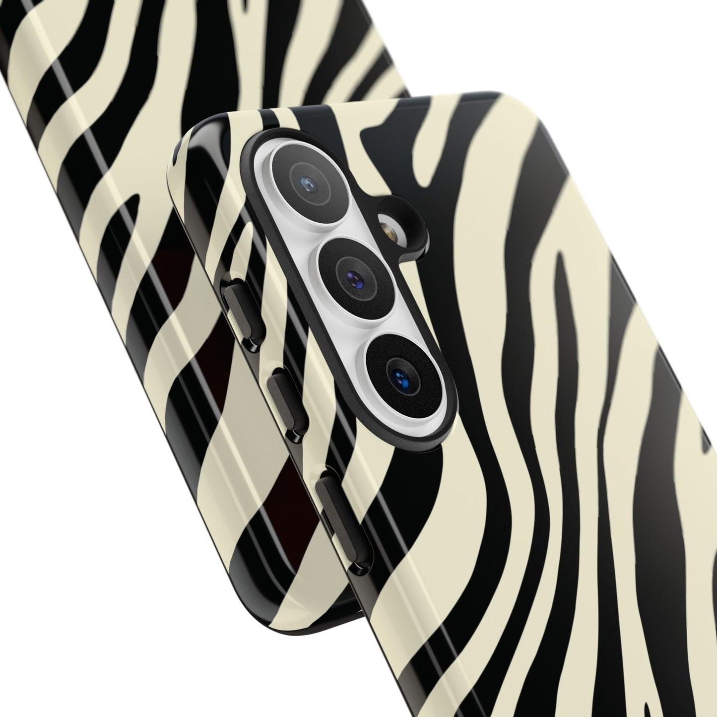 Modern Neutral Zebra Print Phone Case