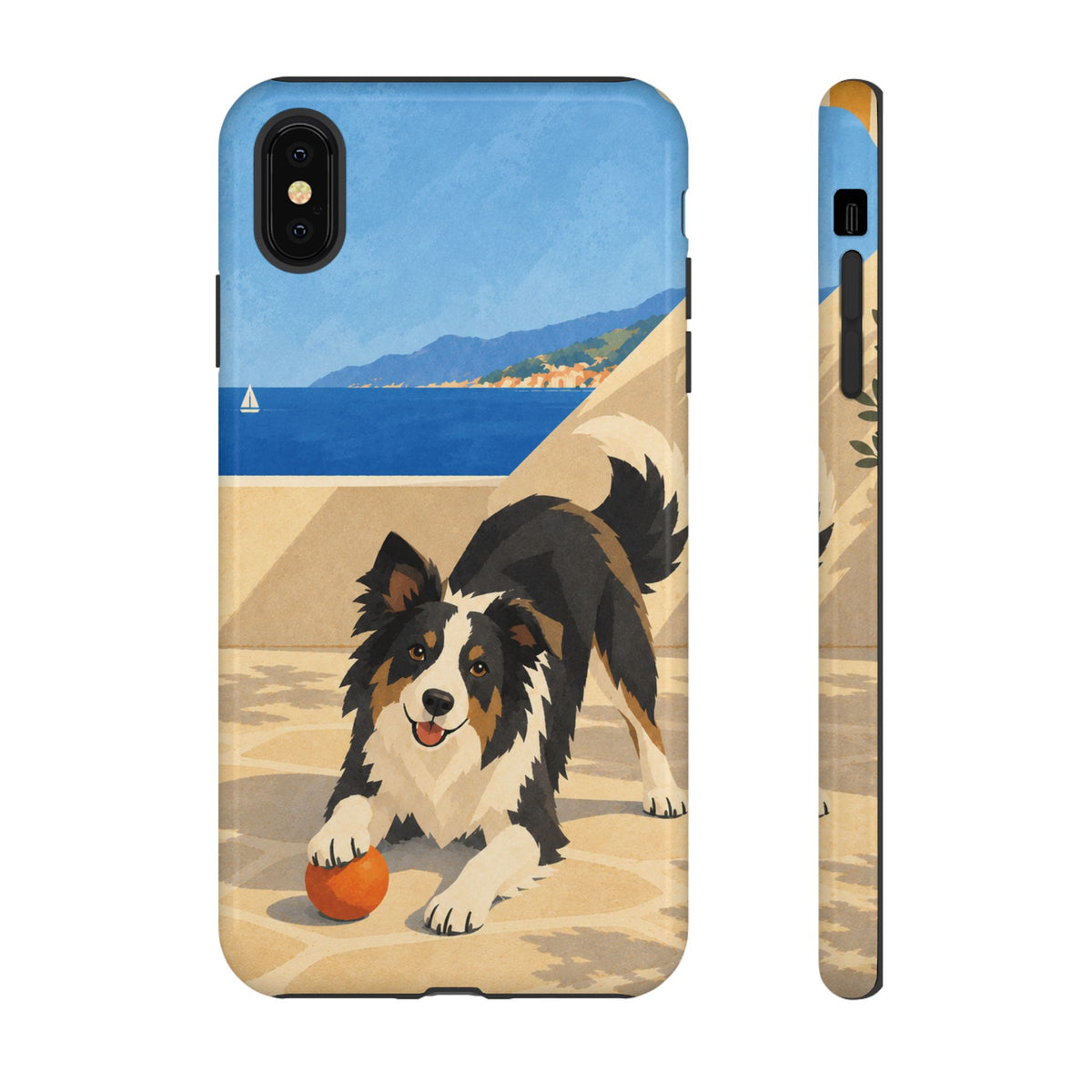 Border Collie One More Throw Phone Case - Multicolor Phone Case - iPhone XS MAX / Glossy
