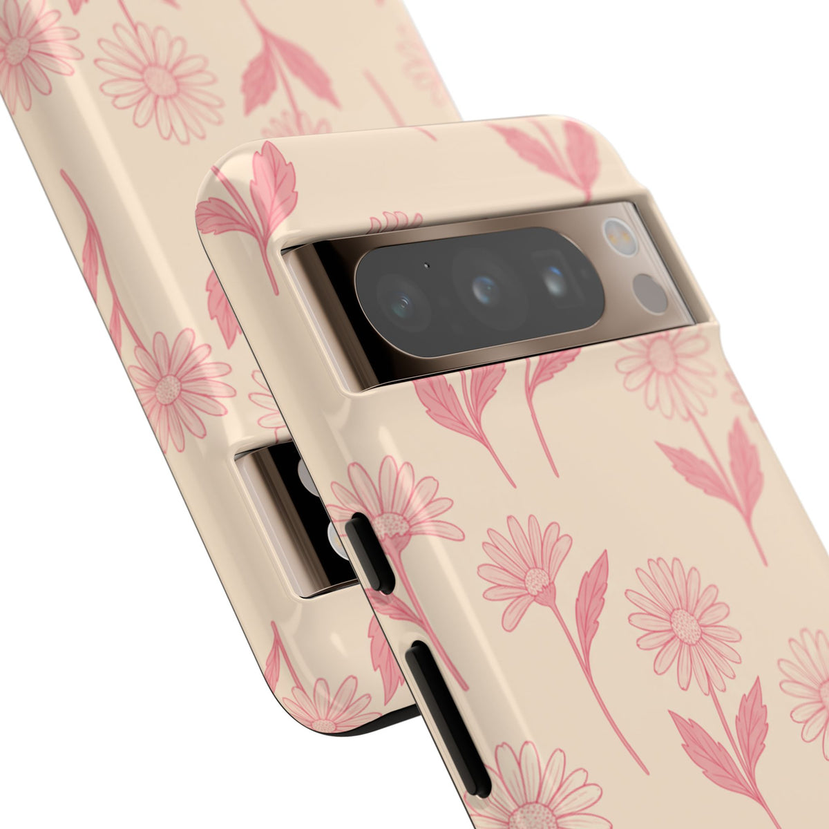 Pretty Pink Daisy Pattern Phone Case