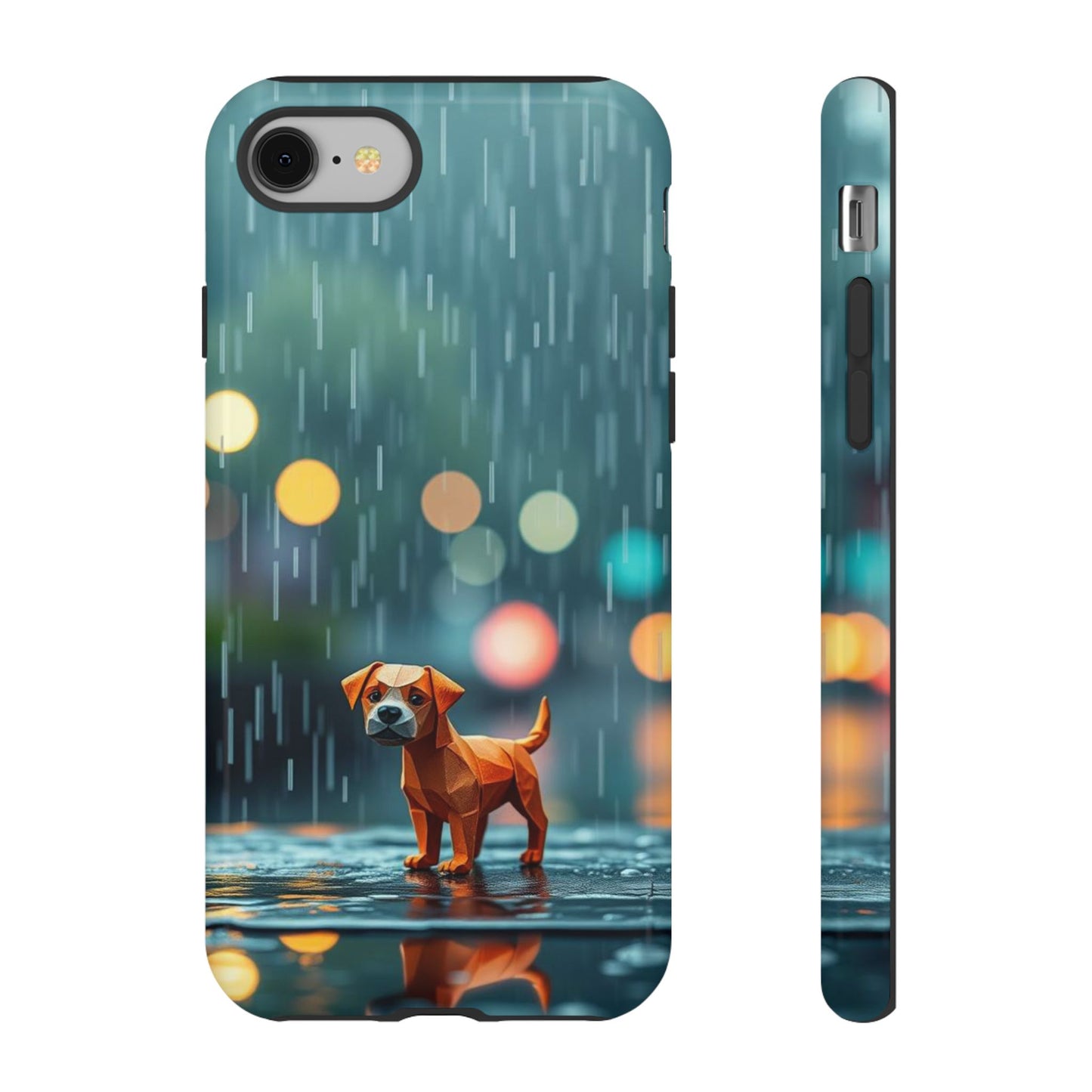 iPhone 8 / Glossy Phone Case - Origami ’Soggy Dog’ Design Phone Case