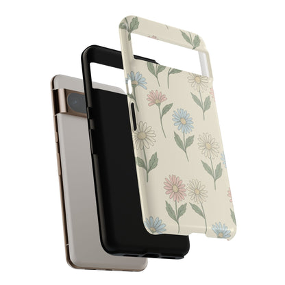 Pretty Pastel Daisy Pattern Phone Case