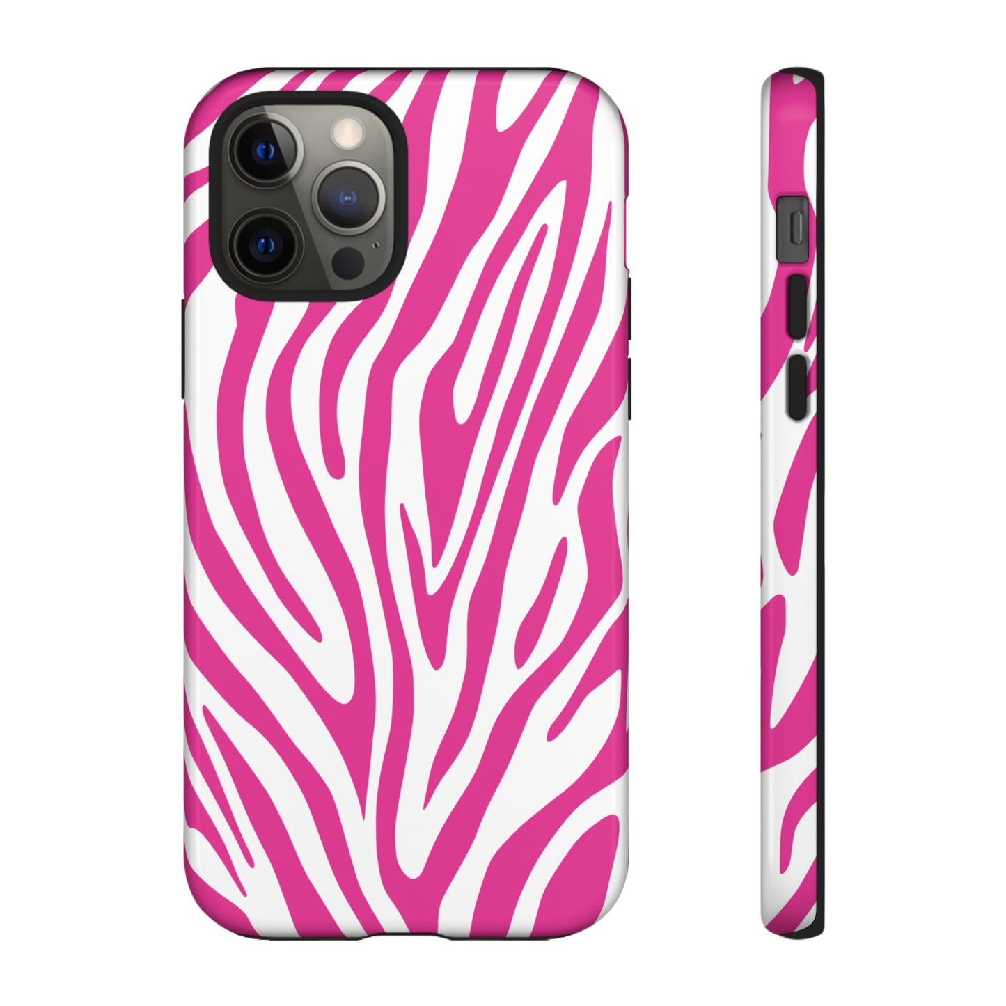 Graphic Hot Pink Tiger Print Phone Case