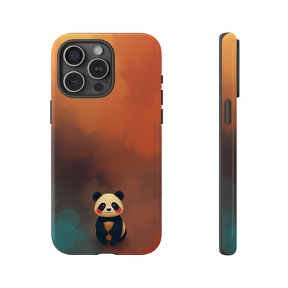 iPhone 15 Pro Max / Glossy Phone Case - Cute Colourful Panda Design Phone Case