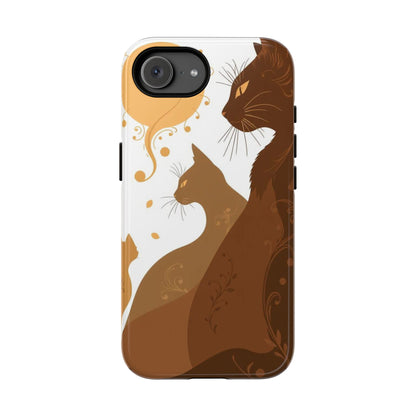Abstract Cat Pattern Design Phone Case - Multicolor Phone Case - iPhone 17e / Glossy